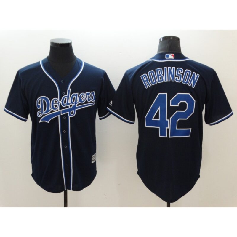 68636e30c12f6_1 Men's Los Angeles Dodgers #42 Jackie Robinson Navy Cool Base Stitched MLB Jersey