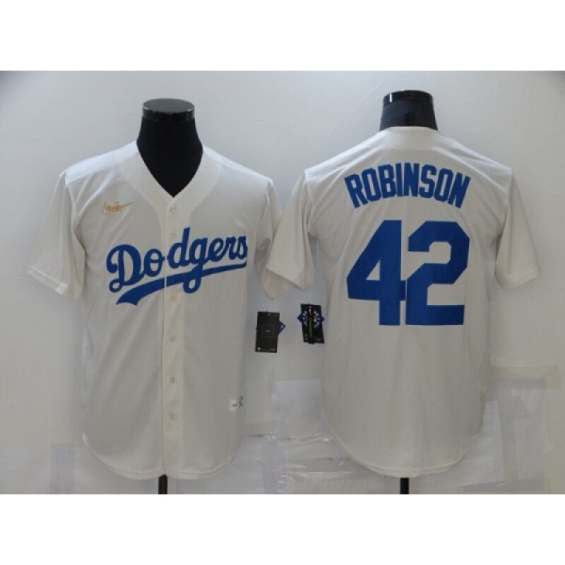 68636e5263a13_1 Men's Los Angeles Dodgers #42 Jackie Robinson White Throwback Cool Base Stitched Jersey