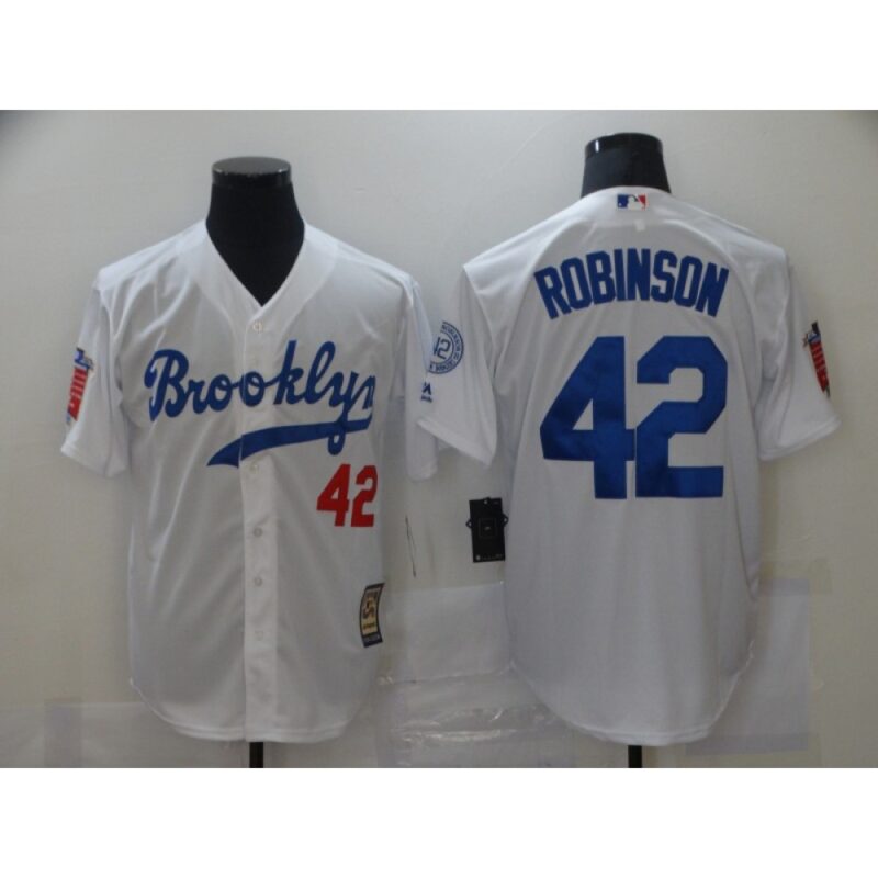 68636e55d2dbc_1 Men's Los Angeles Dodgers #42 Jackie Robinson White Throwback Cool Base Stitched Jersey