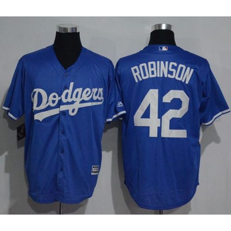 68636e7b87404_1 Dodgers #42 Jackie Robinson Blue New Cool Base Stitched MLB Jersey