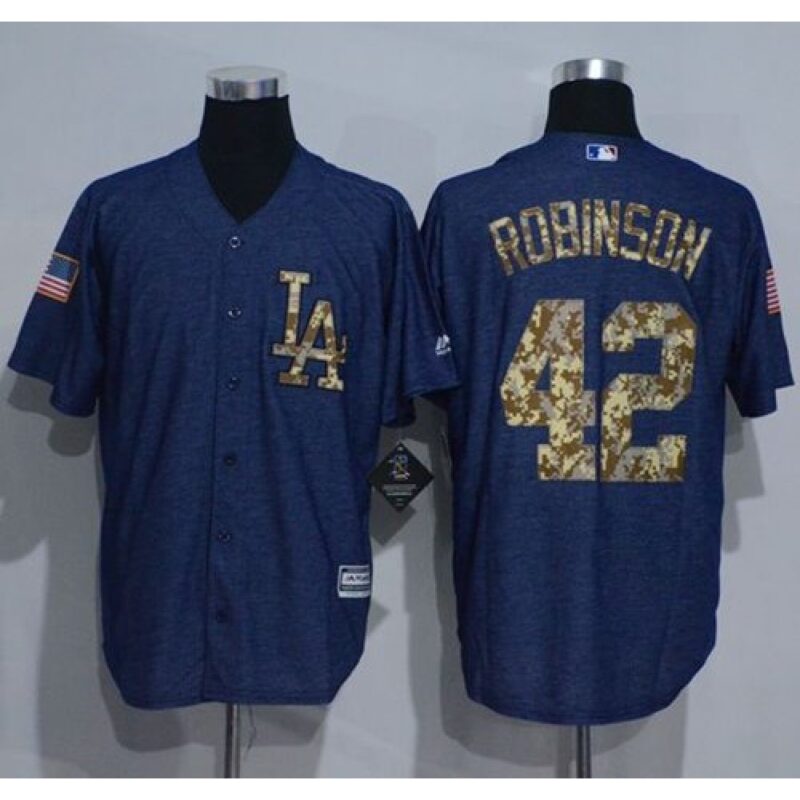 68636e7eca55a_1 Dodgers #42 Jackie Robinson Denim Blue Salute to Service Stitched MLB Jersey