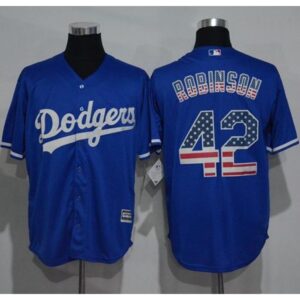 68636e857b330_1 Dodgers #42 Jackie Robinson Blue USA Flag Fashion Stitched MLB Jersey