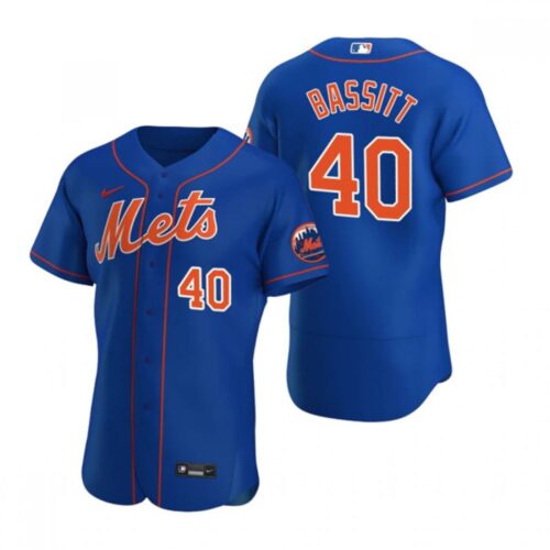 68637066f209b_1 Men's New York Mets #40 Chris Bassitt Royal Flex Base Stitched Jersey