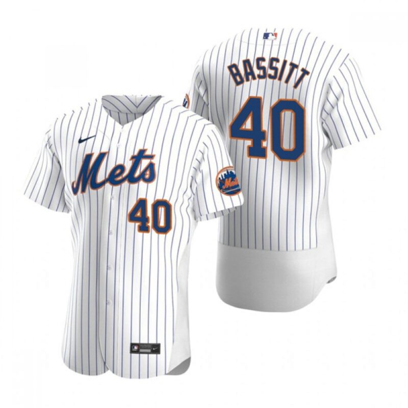 6863706a3c1d9_1 Men's New York Mets #40 Chris Bassitt White Flex Base Stitched Jersey