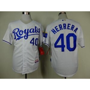 686370d5556f8_1 Royals #40 Kelvin Herrera White Cool Base Stitched MLB Jersey