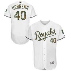 686370df277fb_1 Royals #40 Kelvin Herrera White Flexbase Authentic Collection 2016 Memorial Day Stitched MLB Jersey