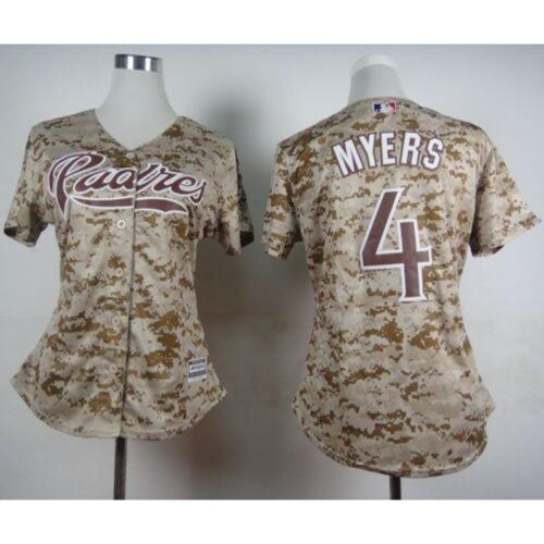 6863718eded6f_1 Padres #4 Wil Myers Camo Alternate 2 Women's Stitched MLB Jersey
