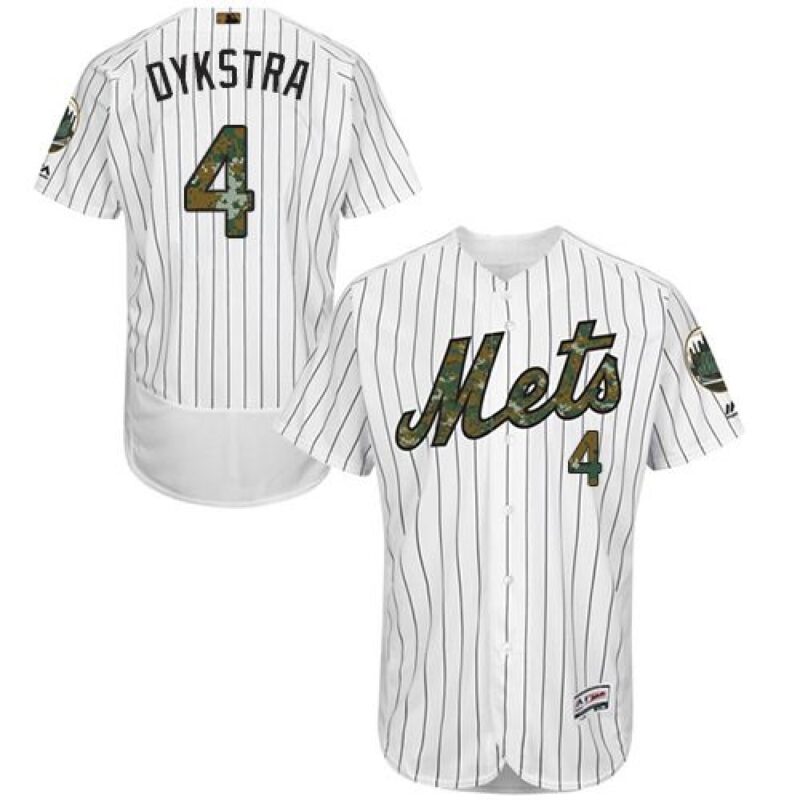 686371ea344e9_1 Mets #4 Lenny Dykstra White(Blue Strip) Flexbase Authentic Collection 2016 Memorial Day Stitched MLB Jersey