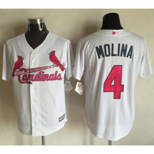 68637223dafb3_1 Cardinals #4 Yadier Molina White New Cool Base 2016 Mother's Day Stitched MLB Jersey