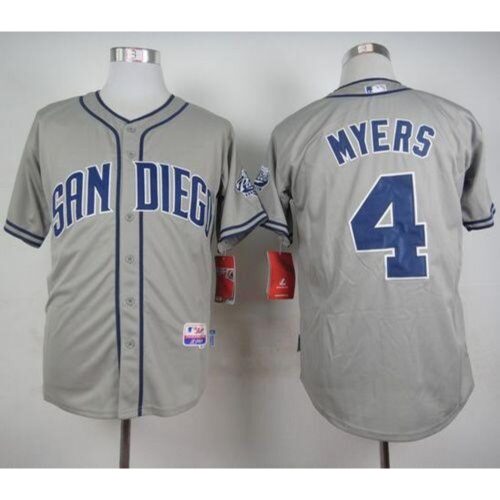 686372af79a82_1 Padres #4 Wil Myers Grey Cool Base Stitched MLB Jersey