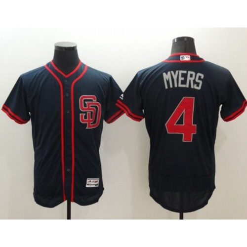 686372b2c8bcc_1 Padres #4 Wil Myers Navy Blue Fashion Stars & Stripes Flexbase Authentic Stitched MLB Jersey