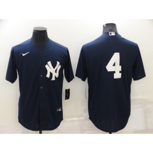 686372c02b1d1_1 Men's New York Yankees #4 Lou Gehrig Navy Cool Base Stitched Jersey