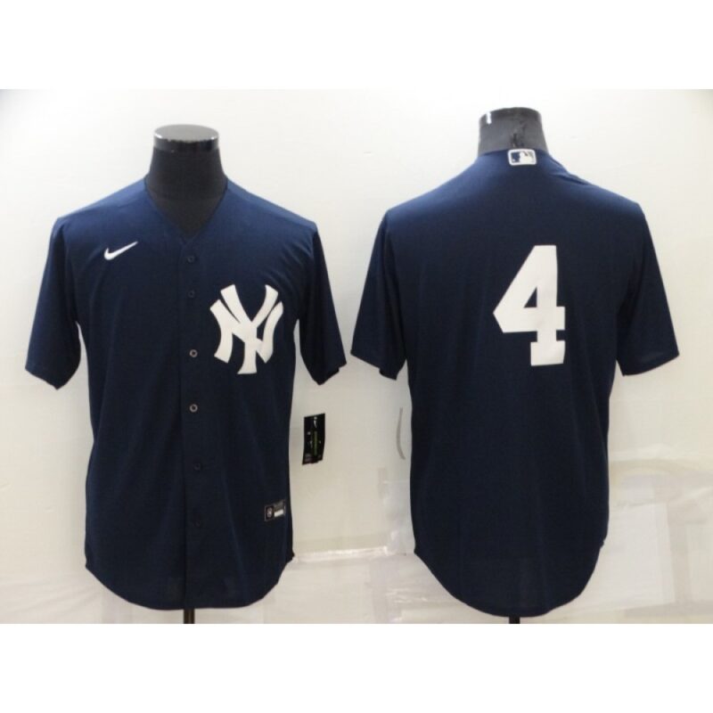 686372c02b1d1_1 Men's New York Yankees #4 Lou Gehrig Navy Cool Base Stitched Jersey