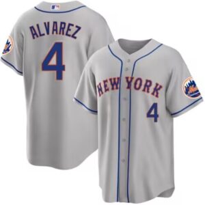 686372f005861_1 Men's New York Mets #4 Francisco ?lvarez Gray Cool Base Stitched Baseball Jersey