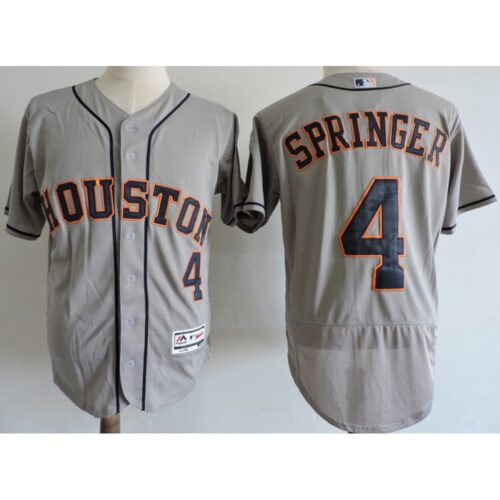 68637300f32e9_1 Men's Houston Astros #4 George Springer Gray Elite Stitched MLB Jersey