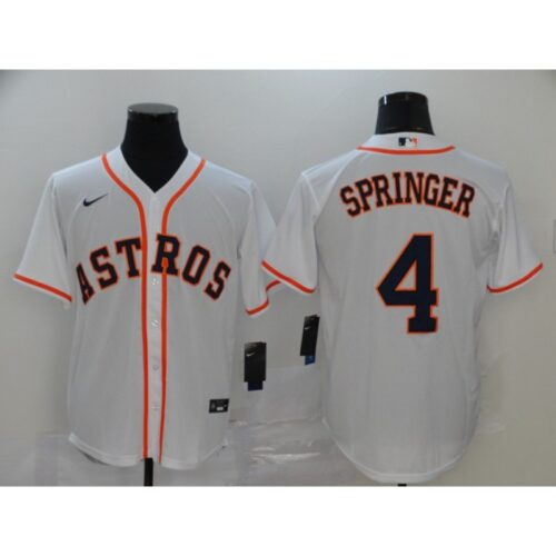 68637320c20db_1 Men's Houston Astros #4 George Springer White Cool Base Stitched MLB Jersey