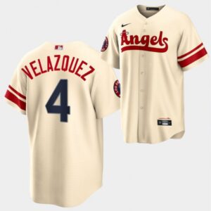 686373660d15a_1 Men's Los Angeles Angels #4 Andrew Velazquez 2022 Cream City Connect Cool Base Stitched Jersey