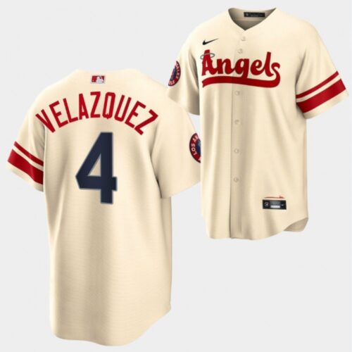 686373660d15a_1 Men's Los Angeles Angels #4 Andrew Velazquez 2022 Cream City Connect Cool Base Stitched Jersey