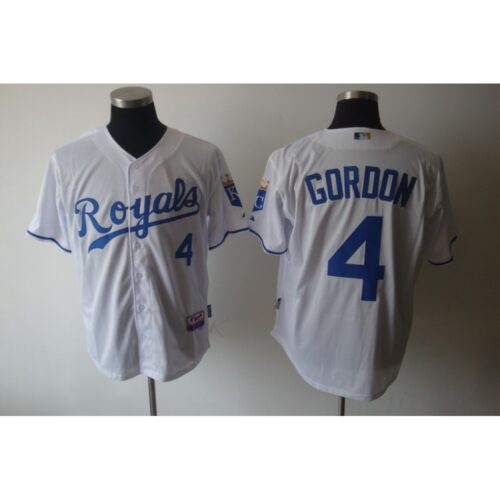68637418d602d_1 Royals #4 Alex Gordon White Cool Base Stitched MLB Jersey