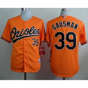 6863756380451_1 Orioles #39 Kevin Gausman Orange Cool Base Stitched MLB Jersey