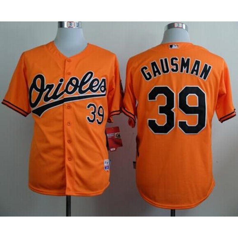 6863756380451_1 Orioles #39 Kevin Gausman Orange Cool Base Stitched MLB Jersey