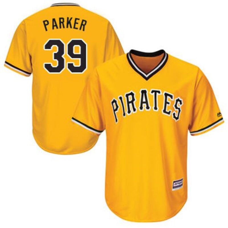 686375754836d_1 Pirates #39 Dave Parker Gold New Cool Base Stitched MLB Jersey