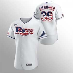 686375ab7298b_1 Men's Tampa Bay Rays #39 Kevin Kiermaier White 2020 Stars & Stripes Flex Base Stitched Jersey