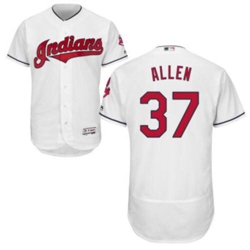 686375c63615b_1 indians #37 Cody Allen White Flexbase Authentic Collection Stitched MLB Jersey