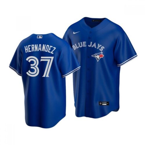 68637628bcc48_1 Men's Toronto Blue Jays #37 Teoscar Hernandez Royal Cool Base Stitched Jersey