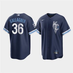 686376fa5cd9c_1 Men's Kansas City Royals #36 Cam Gallagher 2022 Navy City Connect Cool Base Stitched Jersey