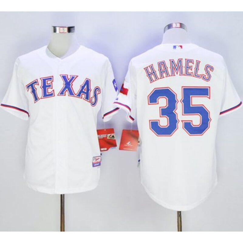 6863772978e88_1 Rangers #35 Cole Hamels White Cool Base Stitched MLB Jersey