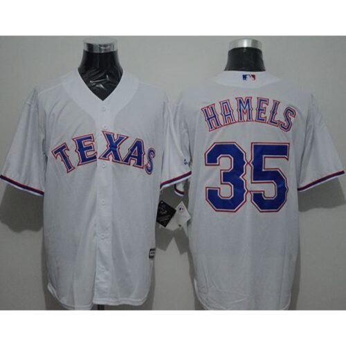 6863772d01a6d_1 Rangers #35 Cole Hamels White New Cool Base Stitched MLB Jersey