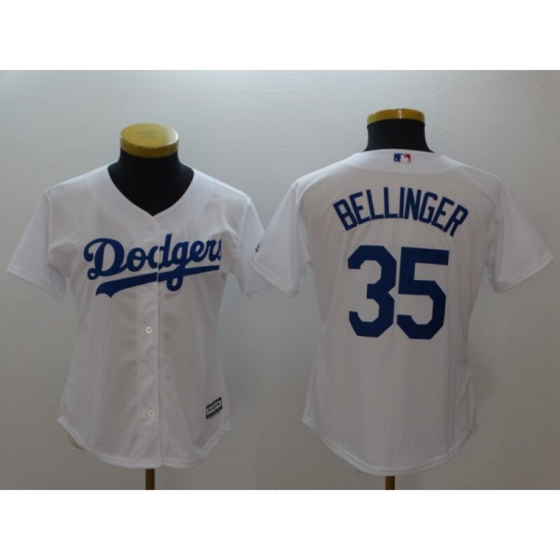6863776497376_1 Women's Los Angeles Dodgers #35 Cody Bellinger White Cool Base Stitched MLB Jersey
