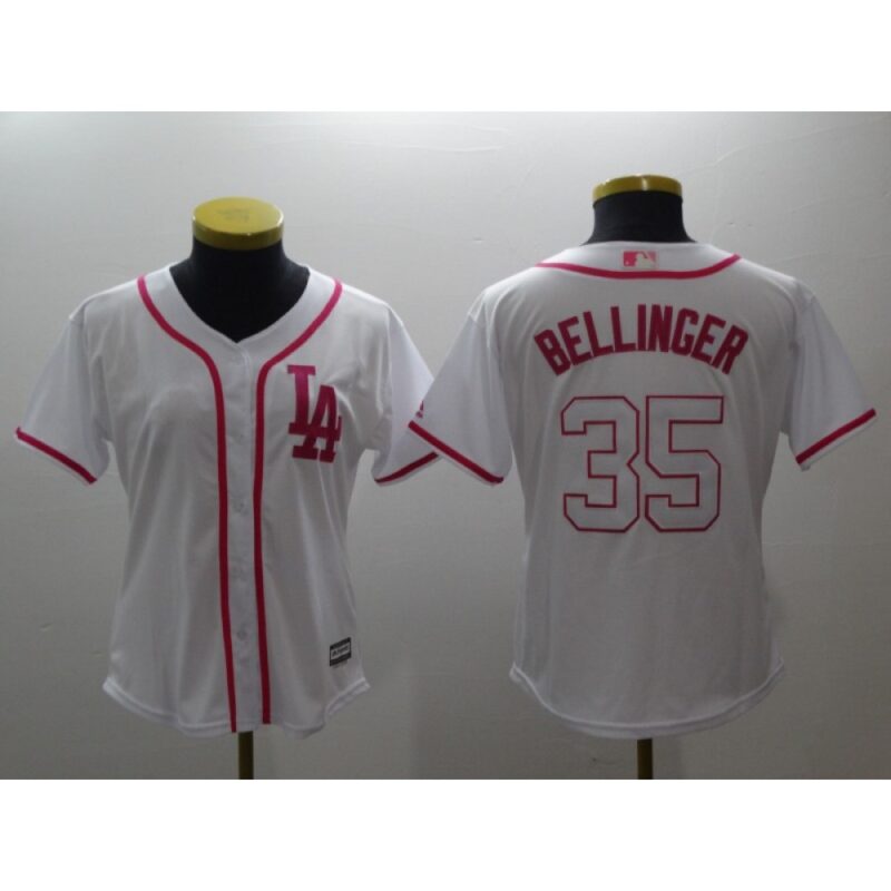 6863776c96ff3_1 Women's Los Angeles Dodgers #35 Cody Bellinger White Pink Cool Base Stitched MLB Jersey