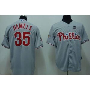 68637785f39cc_1 Phillies #35 Colbert Hamels Stitched Grey MLB Jersey