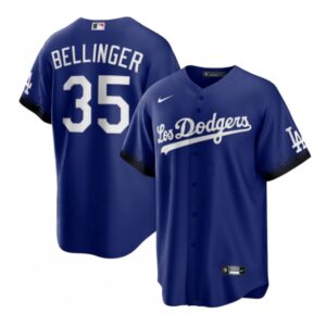 6863780540b83_1 Men's Los Angeles Dodgers #35 Cody Bellinger 2021 Royal City Connect Cool Base Stitched Baseball Jersey