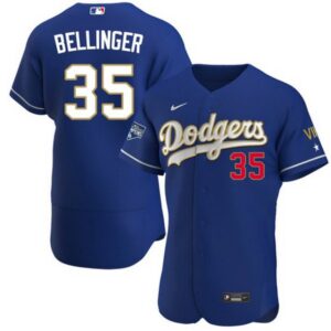68637808bb935_1 Men's Los Angeles Dodgers #35 Cody Bellinger Royal Blue Championship Flex Base Sttiched MLB Jersey