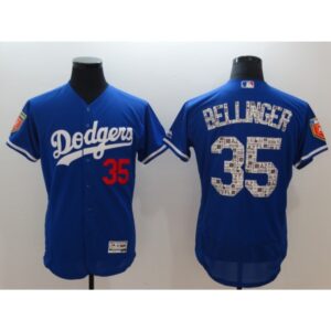 6863780f7b03d_1 Men's Los Angeles Dodgers #35 Cody Bellinger Royal 2018 Spring Training Flexbase Stitched MLB Jersey