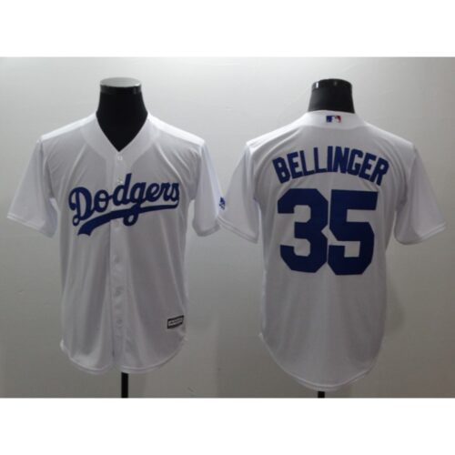 6863782069ac8_1 Men's Los Angeles Dodgers #35 Cody Bellinger White Cool Base Stitched MLB Jersey