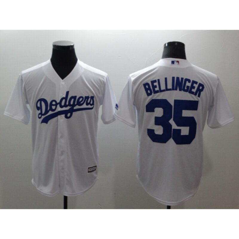 6863782069ac8_1 Men's Los Angeles Dodgers #35 Cody Bellinger White Cool Base Stitched MLB Jersey