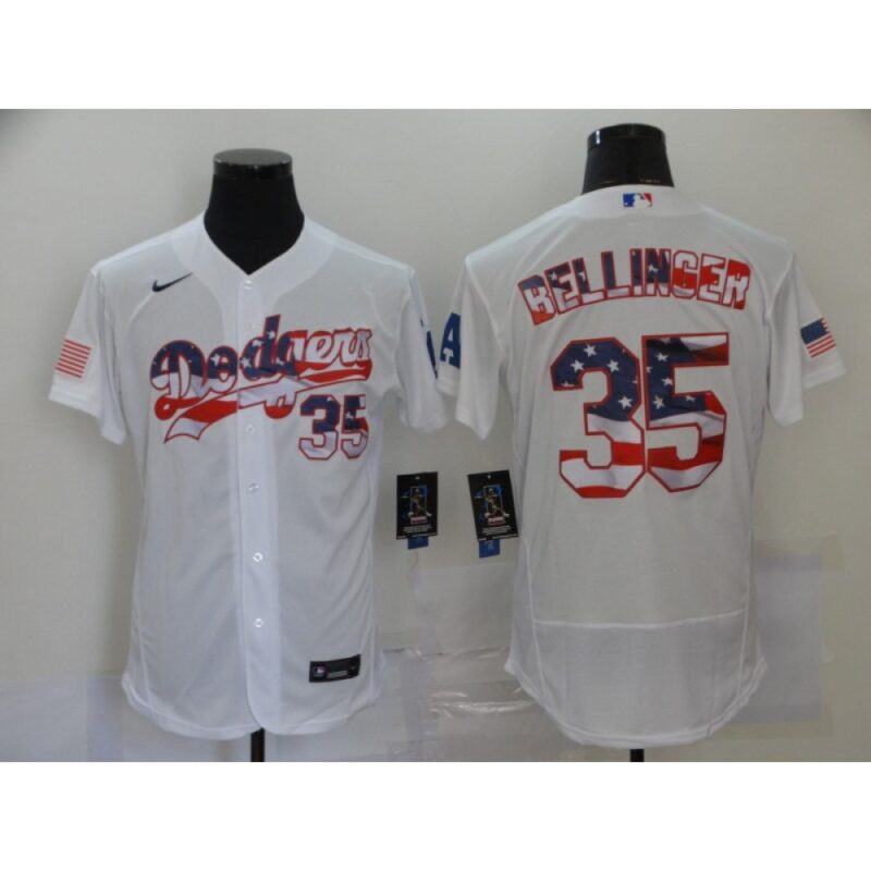 68637823ee233_1 Men's Los Angeles Dodgers #35 Cody Bellinger White 2020 Stars & Stripes Flex Base Stitched Jersey