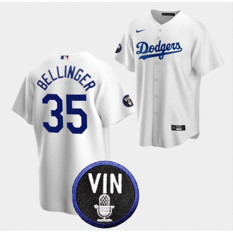686378353ca85_1 Men's Los Angeles Dodgers #35 Cody Bellinger 2022 White Vin Scully Patch Cool Base Stitched Baseball Jersey