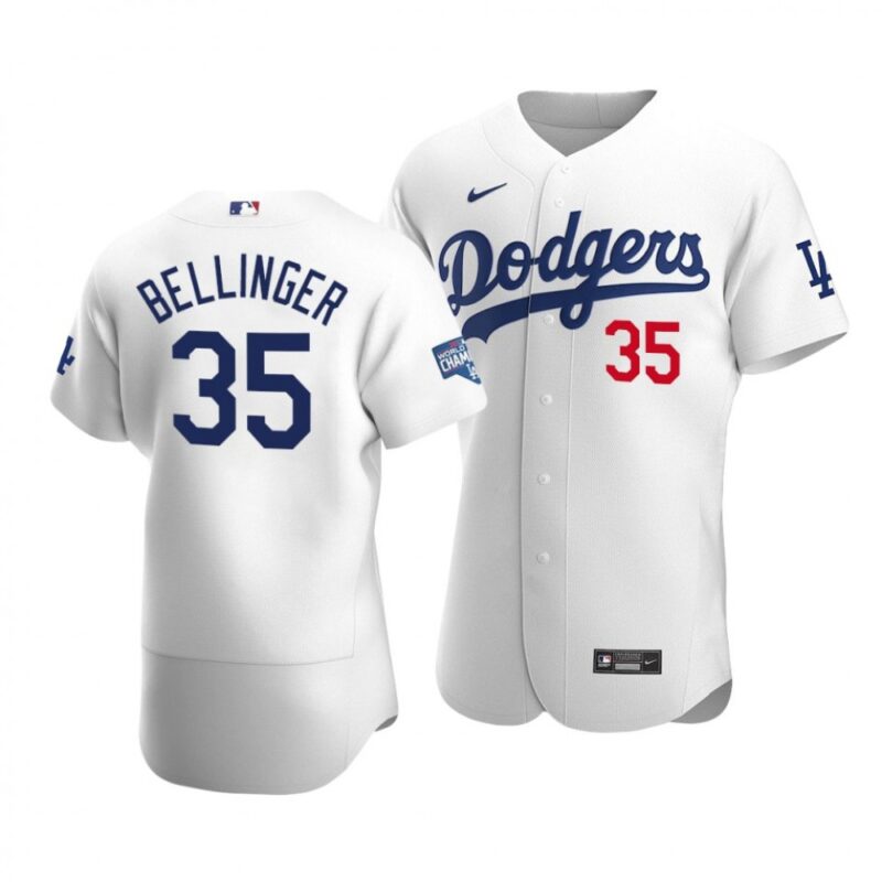 68637846b1343_1 Men's Los Angeles Dodgers #35 Cody Bellinger 2020 White World Series Champions Patch Flex Base Sttiched Jersey