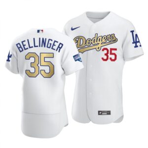 6863784a2cd2e_1 Men's Los Angeles Dodgers #35 Cody Bellinger 2021 White Gold World Series Champions Patch Sttiched Jersey