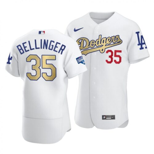 6863784a2cd2e_1 Men's Los Angeles Dodgers #35 Cody Bellinger 2021 White Gold World Series Champions Patch Sttiched Jersey