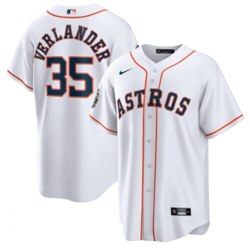 686378e514485_1 Men's Houston Astros #35 Justin Verlander White 2022 World Series Home Stitched Baseball Jersey