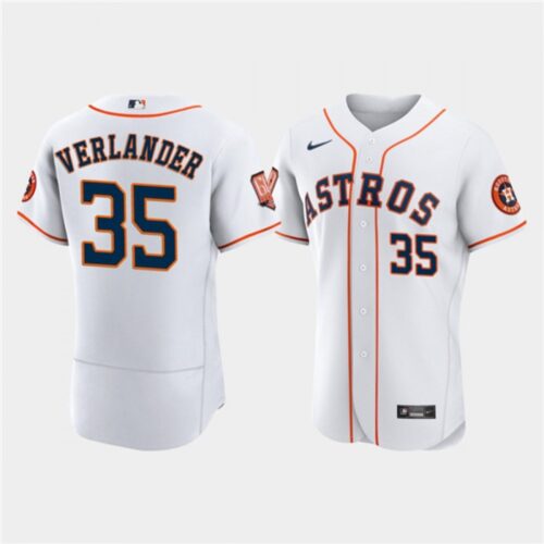 686378f2608ec_1 Men's Houston Astros #35 Justin Verlander White 60th Anniversary Flex Base Stitched Baseball Jersey