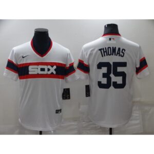 6863794972e90_1 Men's Chicago White Sox #35 Frank Thomas Throwback Cool Base Stitched Jersey
