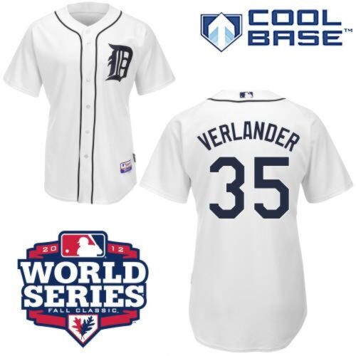 6863798b3cc4f_1 Tigers #35 Justin Verlander White Cool Base w/2012 World Series Patch Stitched MLB Jersey