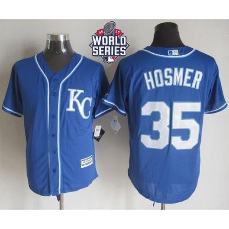 686379af25f64_1 Royals #35 Eric Hosmer Blue Alternate 2 New Cool Base W/2015 World Series Patch Stitched MLB Jersey
